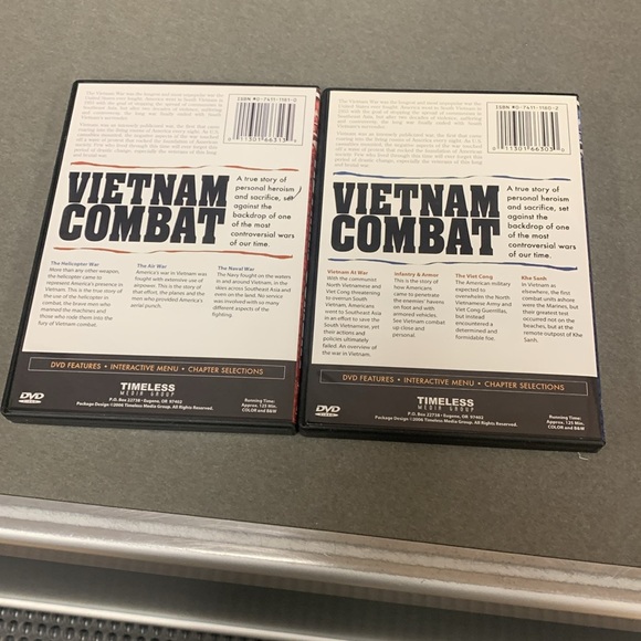 Vietnam Combat 2 Disc DVD Set in Collectible Case History Drama Documentary - Picture 8 of 16